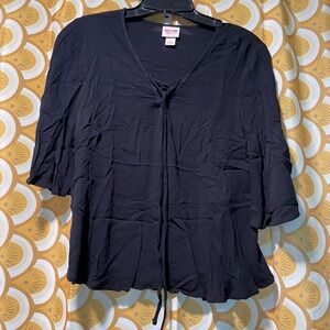 Mossimo supply co Black blouse